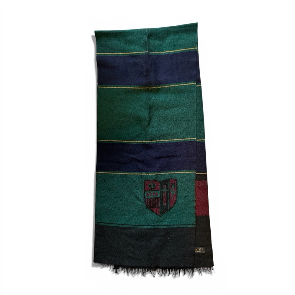 PORTS 1961 International Wool Scarf with Fringes